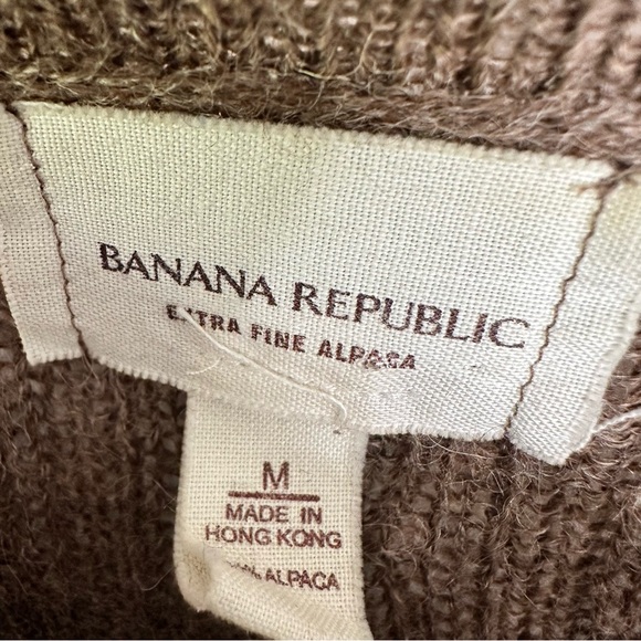 Banana Republic M Brown Alpaca Sweater - Picture 5 of 6